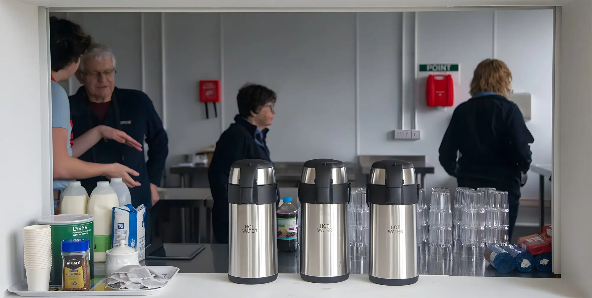 Refreshments served from the hall kitchen